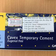 Cavex Temporary Cement - Xi măng gắn tạm